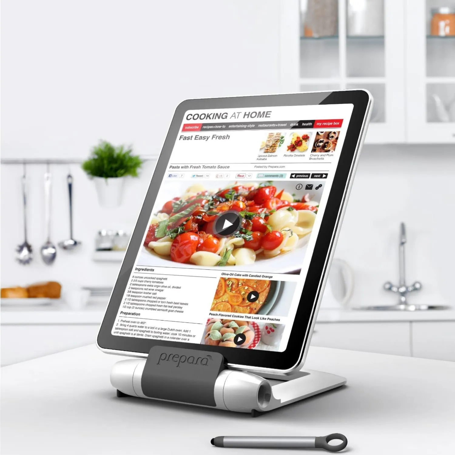 Optimize Your Kitchen with a Tablet Stand for Recipes