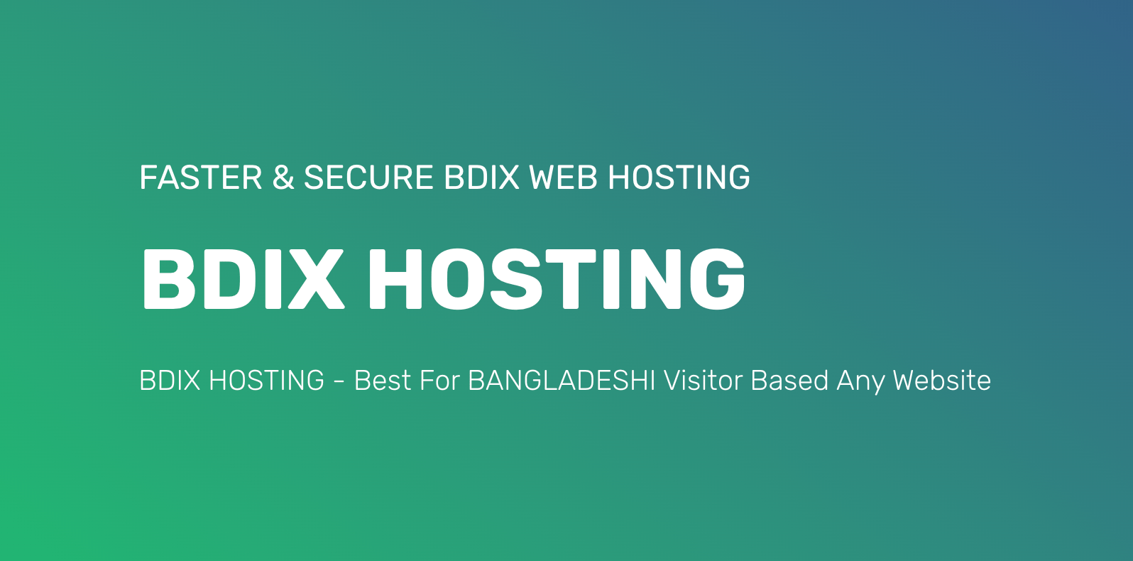 BDIX Hosting