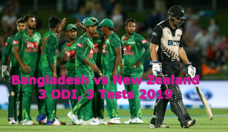 Bangladesh vs New Zealand 3 ODI 3 Tests News Fixture Schedule Squads