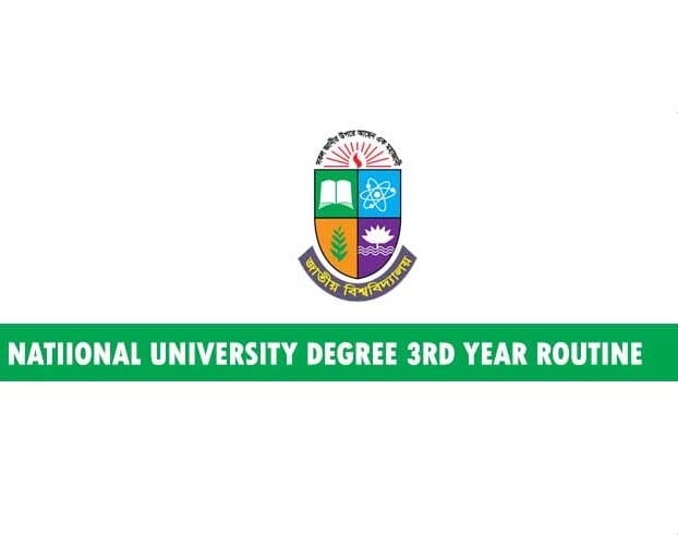 National University has published Degree 3rd Year Routine 2019