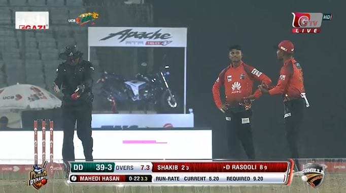 The warm of the instant during Dhaka – Comilla Clash – BPL T20 [Video]