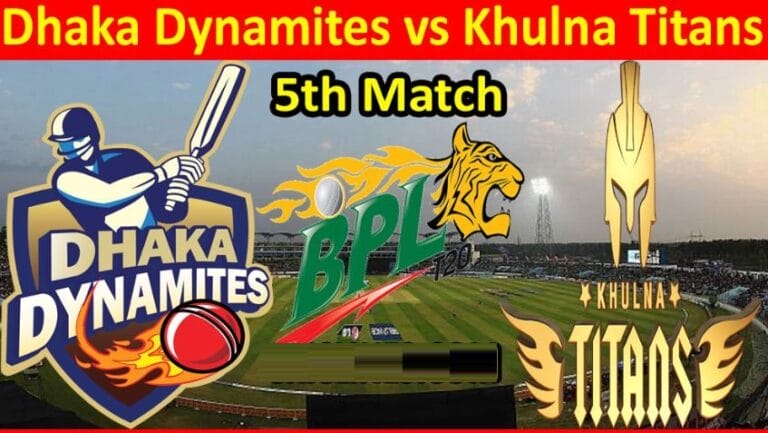 Dhaka Dynamites vs Khulna Titans Live Stream GTV – BPL T20 2019 Live Score, Preview & Prediction