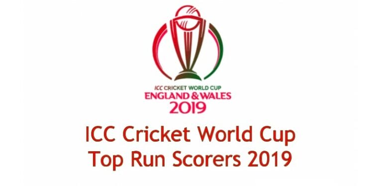 ICC Cricket World Cup Top Run Scorers 2019