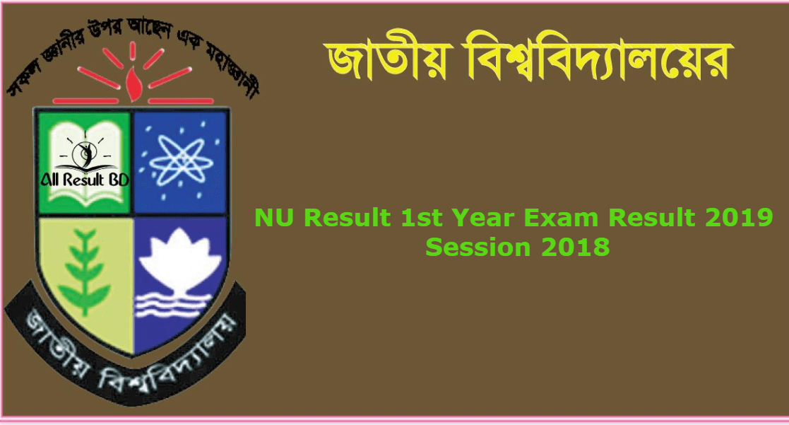 NU Result 1st Year Exam Result 2019 Session 2018
