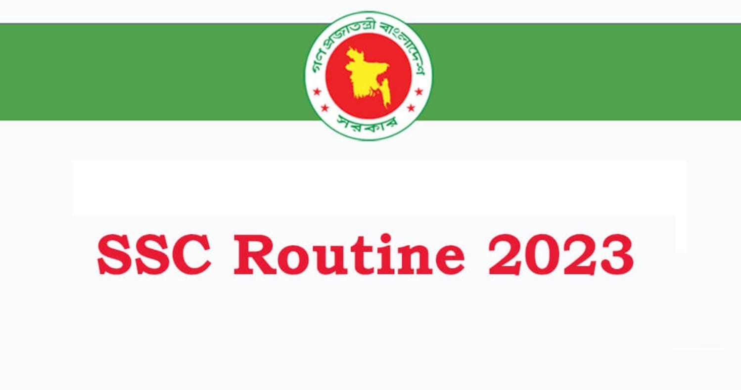 SSC exams routine 2023