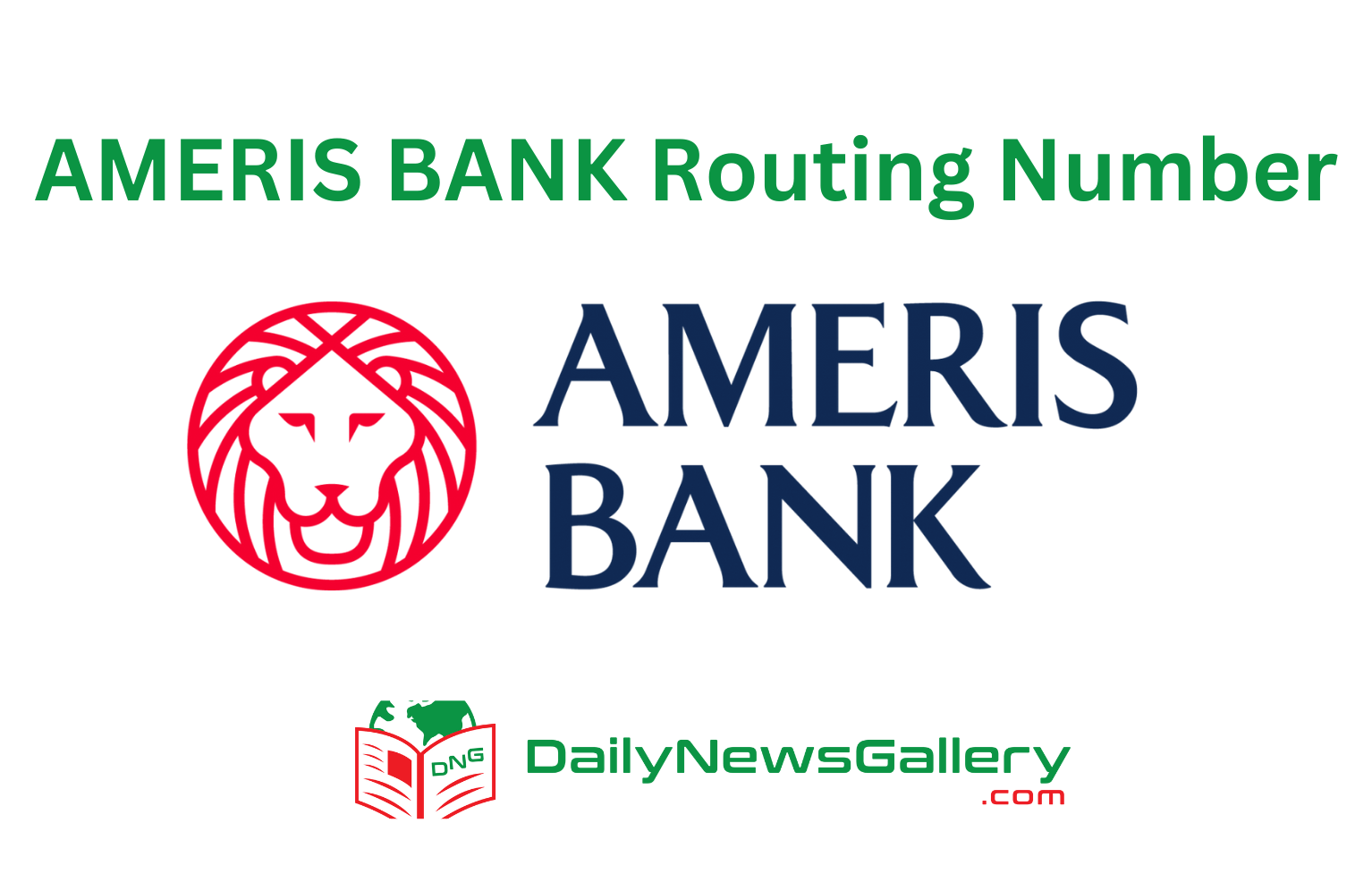 AMERIS BANK Routing Number