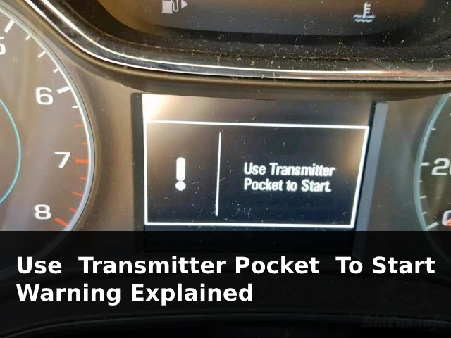 What Does Use Transmitter Pocket Mean To Start Mean?