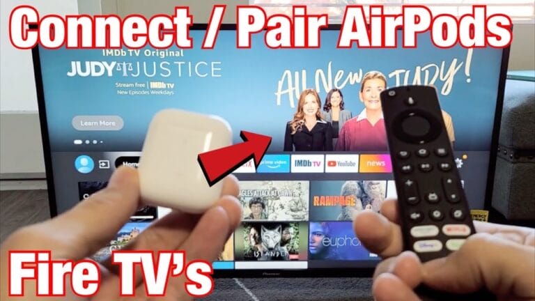 How To Connect Airpods To Fire Tv?