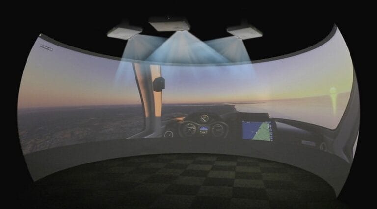 What Role Does Projection Technology Play In Flight Simulators?