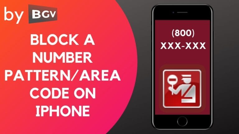 How To Block An Area Code On iPhone?