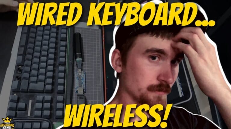 How To Make A Wired Keyboard Wireless?