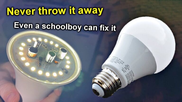 How To Fix A Led Light Bulb?