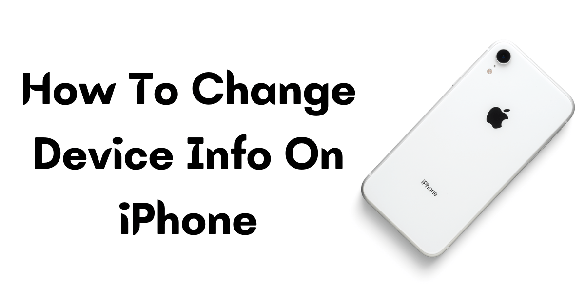 how to change device info phone number on iphone