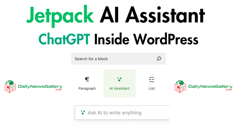 Jetpack AI Assistant: ChatGPT Inside WordPress