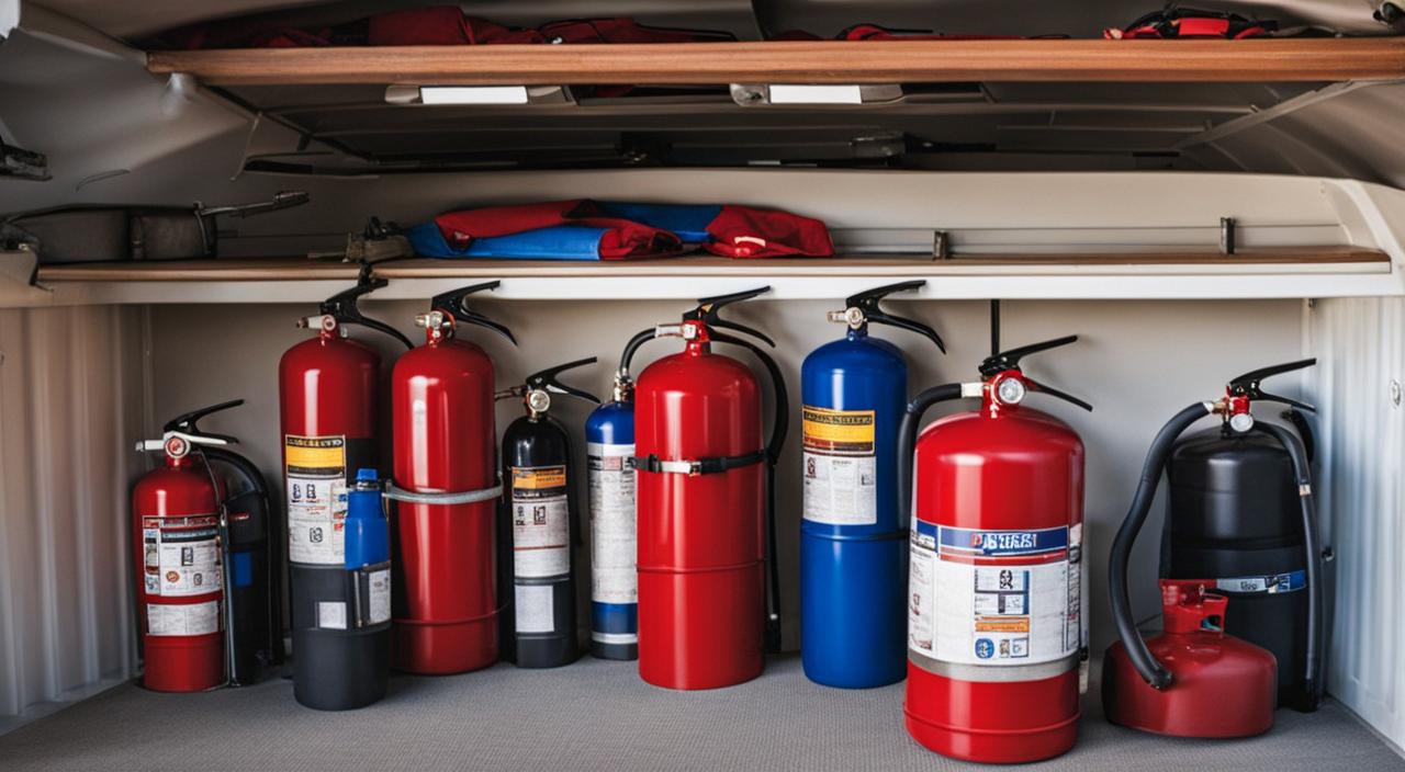 Where Should Fire Extinguishers Be Stored On A Boat