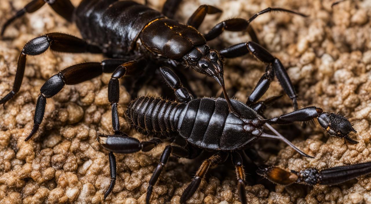 how to tell if a scorpion is male or female