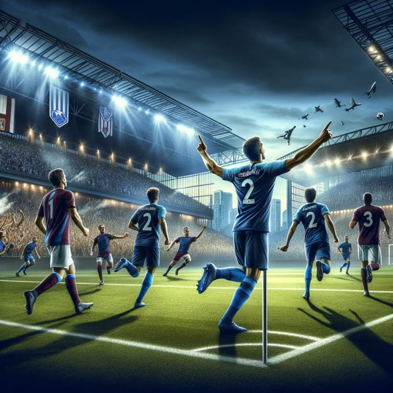 Chelsea players celebrating their 5-1 victory over West Ham at London Stadium in Premier League match